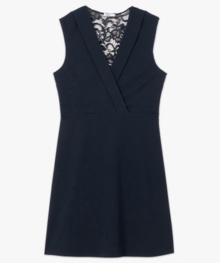 Robe femme sans manches avec dos dentelle vue4 - GEMO(FEMME PAP) - GEMO