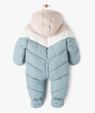 Combinaison pilote à capuche doublure fourrure imitation bébé vue4 - GEMO 4G BEBE - GEMO