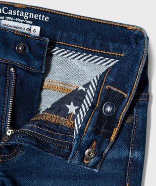 Jean slim délavé en coton stretch garçon - LuluCastagnette vue3 - LULUCASTAGNETTE - GEMO