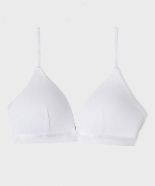 Soutien-gorge triangle à bonnets moussés sans armatures fille vue1 - GEMO 4G FILLE - GEMO