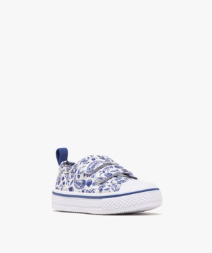 Baskets en toile fleurie à scratch fille - Lovely Wings vue3 - LOVELY WINGS - GEMO