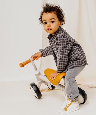 Chemise à carreaux en matière extensible bébé garçon vue5 - GEMO(BEBE DEBT) - GEMO