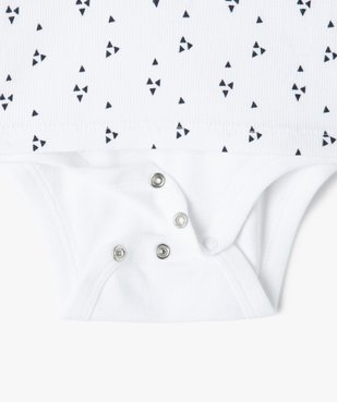 Body bébé garçon à manches longues 2 en 1 vue2 - GEMO(BB COUCHE) - GEMO