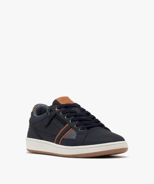 Baskets basses à lacets au look urbain homme vue3 - URBAN STEPS - GEMO