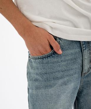 Bermuda en jean délavé large homme vue2 - GEMO 4G HOMME - GEMO
