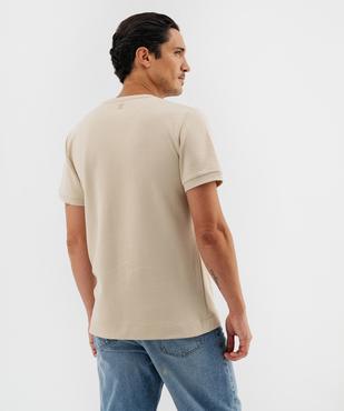 T-shirt uni col rond homme - NINES vue1 - NINES - GEMO
