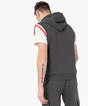 Sweat homme à capuche sans manches  – Camps United vue3 - CAMPS UNITED - GEMO