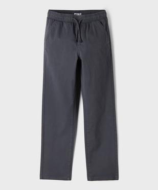 Pantalon Regular avec ceinture ajustable garçon vue1 - GEMO (JUNIOR) - GEMO