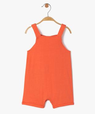Salopette courte bébé garçon en jersey de coton vue3 - GEMO 4G BEBE - GEMO