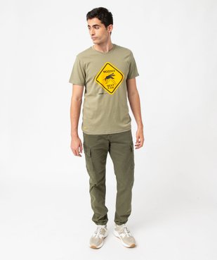 Pantalon cargo coupe Straight homme vue5 - GEMO 4G HOMME - GEMO