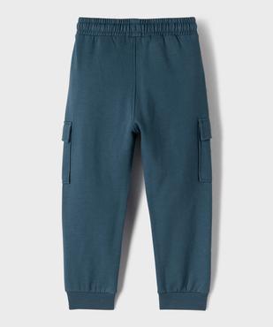 Pantalon de jogging coupe cargo garçon vue3 - GEMO 4G GARCON - GEMO