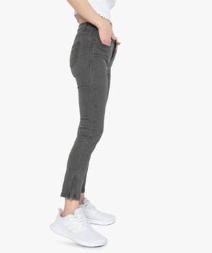 Jean femme skinny longueur 7/8ème avec bas zippés vue1 - GEMO (JEAN) - GEMO