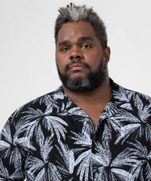 Chemise homme grande taille à manches courtes imprimée vue2 - GEMO (G TAILLE) - GEMO