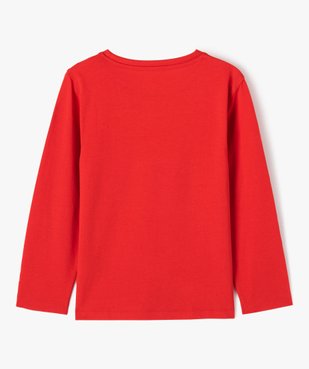 Tee-shirt à manches longues avec motif XXL garçon vue4 - GEMO 4G GARCON - GEMO