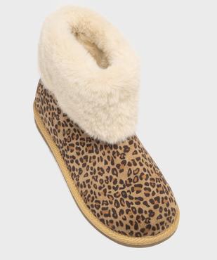 Boots fourrées à motif léopard fille vue5 - LOVELY WINGS - GEMO