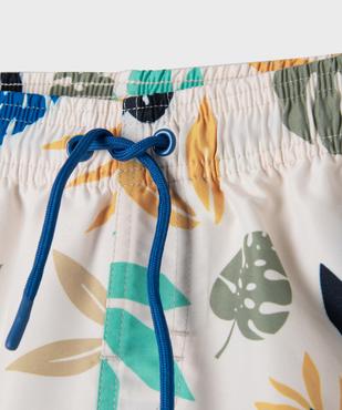 Short de surf à motif feuillage garçon vue2 - GEMO 4G GARCON - GEMO