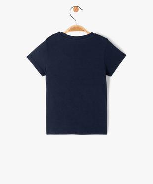 Tee-shirt à manches courtes avec message bébé garçon vue3 - GEMO(BEBE DEBT) - GEMO