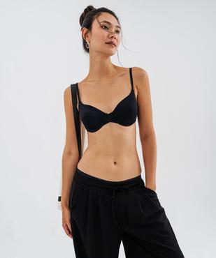 Soutien-gorge corbeille en microfibre femme vue2 - GEMO 4G FEMME - GEMO