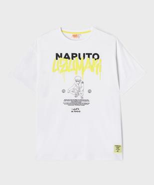 Tee-shirt manches courtes à motif manga garçon - Naruto Shippuden vue1 - NARUTO - GEMO