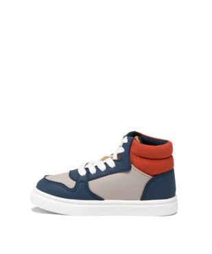Baskets mid-cut à scratch garçon vue3 - GEMO (ENFANT) - GEMO