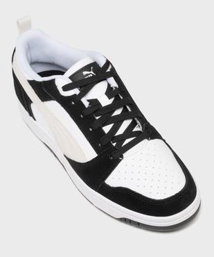 Baskets basses en cuir Rebound V6 homme - Puma vue5 - PUMA - GEMO