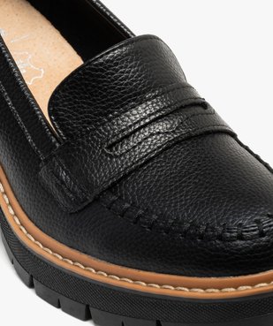 Mocassins femme avec épaisse semelle crantée - 5 Miles vue7 - 5 MILES - GEMO