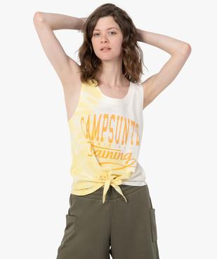 Débardeur femme avec inscription XXL – Camps United vue1 - CAMPS UNITED - GEMO