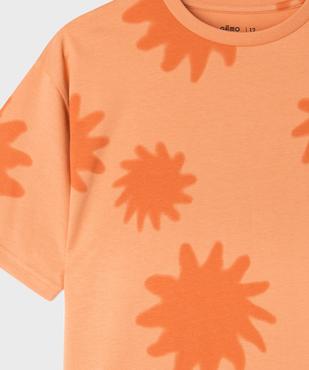 Tee-shirt manches courtes en coton imprimé garçon vue2 - GEMO 4G GARCON - GEMO
