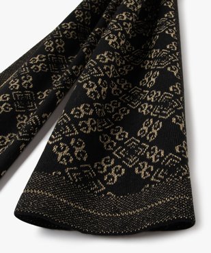 Echarpe en maille avec motifs pailletés femme vue2 - GEMO (ACCESS) - GEMO