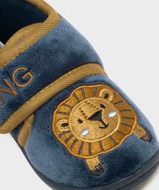 Chaussons en velours à bride à scratch bébé garçon vue6 - GEMO (ENFANT) - GEMO