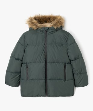 Blouson à capuche doublé fourrure imitation garçon vue1 - GEMO 4G GARCON - GEMO