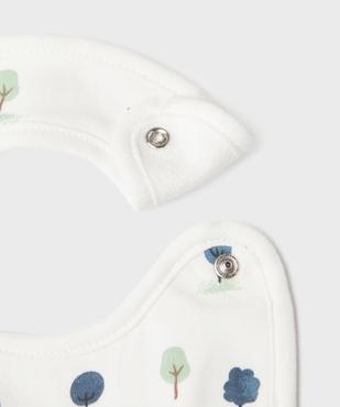 Bavoir de naissance en jersey imprimé (lot de 3) vue3 - GEMO 4G BEBE - GEMO