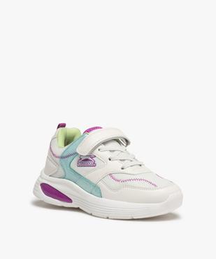 Baskets fille à lacets élastiques et scratchs - Slazenger vue2 - SLAZENGER - GEMO