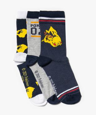 Chaussettes garçon à motifs (lot de 3) – Pokemon vue1 - POKEMON - GEMO