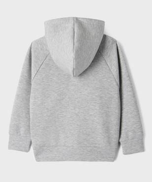 Sweat de sport zippé à capuche garçon vue5 - GEMO (ENFANT) - GEMO