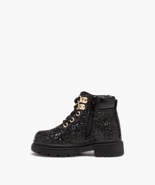 Boots fille fourrées dessus à strass vue3 - GEMO(BEBE DEBT) - GEMO