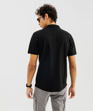 Polo à manches courtes en maille piquée homme vue3 - GEMO 4G HOMME - GEMO