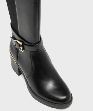 Bottes avec élastique sur la tige et brides cheville femme - Valentina Baldano vue12 - GEMO(URBAIN) - GEMO