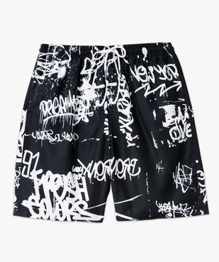 Short de surf imprimé graffiti homme vue4 - GEMO 4G HOMME - GEMO