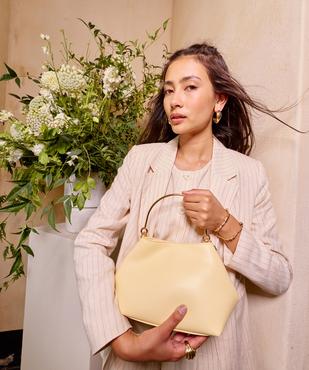 Sac à main graphique à anse métallique femme vue4 - GEMO (ACCESS) - GEMO