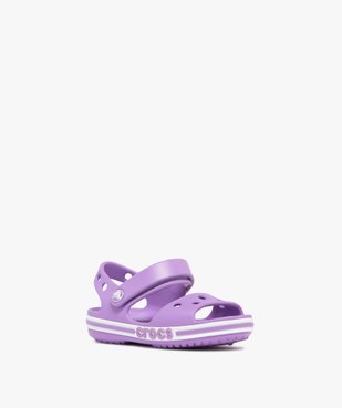Sandales fille de plage avec bride scratch et à semelle épaisse Bayaband Sandal - Crocs vue2 - CROCS - GEMO