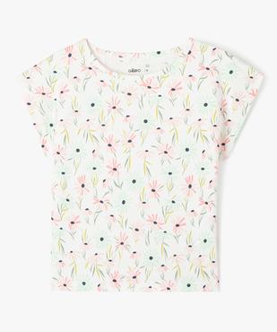 Tee-shirt à manches courtes coupe oversize fille vue1 - GEMO 4G FILLE - GEMO