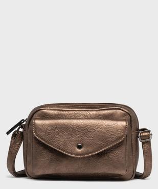 Sac à bandoulière en matière métallisée femme vue1 - GEMO (ACCESS) - GEMO