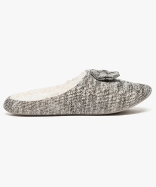 Chaussons mules en maille intérieur chaud vue1 - GEMO(HOMWR FEM) - GEMO