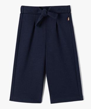 Pantalon bébé fille large en maille texturée - LuluCastagnette vue1 - LULUCASTAGNETTE - GEMO