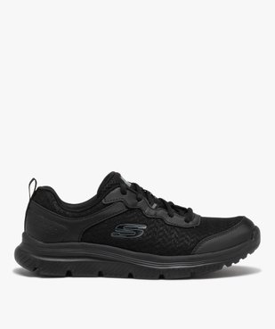 Baskets femme unies style running en mesh brillant - Skechers vue1 - SKECHERS - GEMO