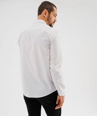 Chemise manches longues regular fit unie facile à repasser homme vue13 - GEMO (HOMME) - GEMO