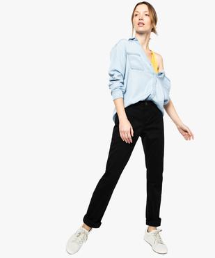 Chemise femme en lyocell aspect denim vue5 - GEMO(FEMME PAP) - GEMO
