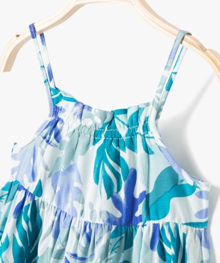 Robe bébé fille à bretelles et motifs vue2 - GEMO(BEBE DEBT) - GEMO