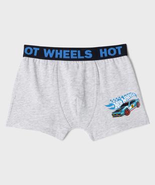 Boxers en coton stretch motif voitures de course garçon (lot de 3) - Hotwheels vue3 - HOT WHEELS - GEMO